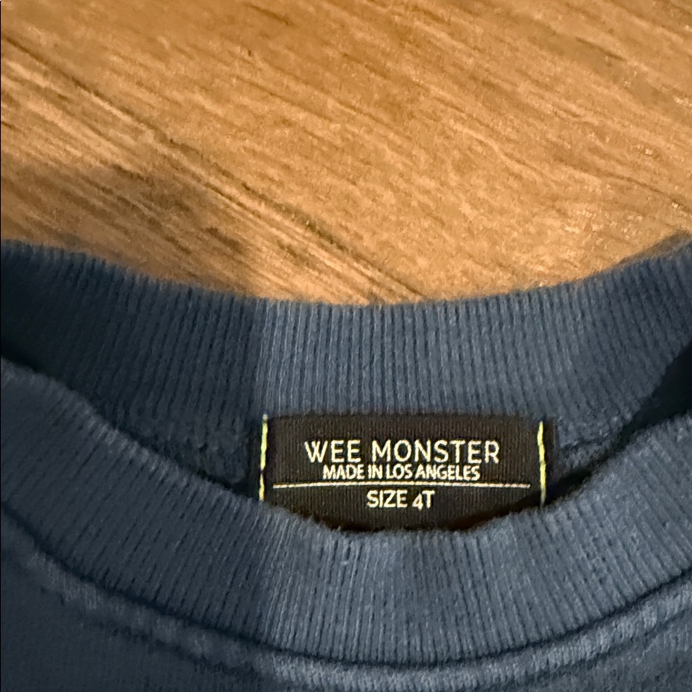 Kids Navy Sweatshirt - Picture 3 of 4